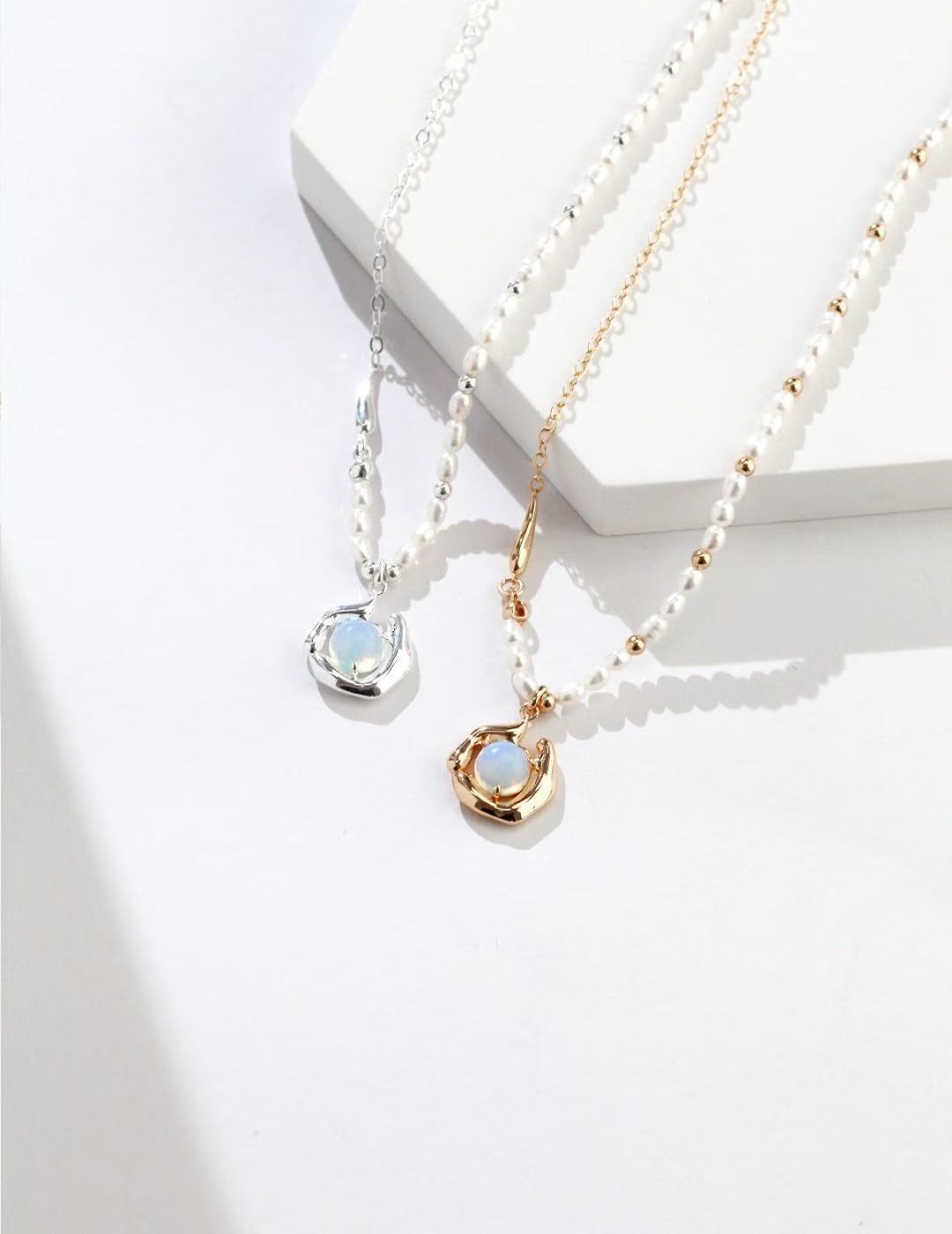 Opal Stone Necklace
